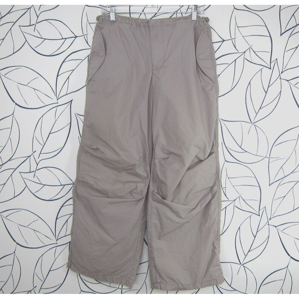 Twik par Simons Parachute Barrel Leg Oversized Utility Pants Gray Size XS